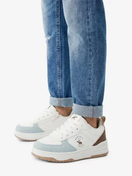 Beverly Hills Polo Club Sneakers alb