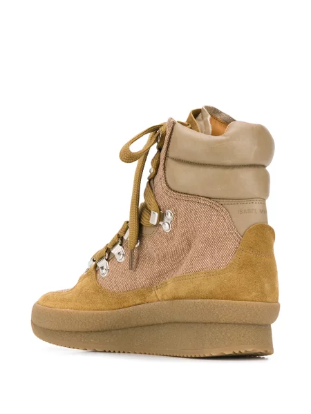 Μποτάκια Isabel Marant με κορδόνια με δαντέλα chunky πράσινο