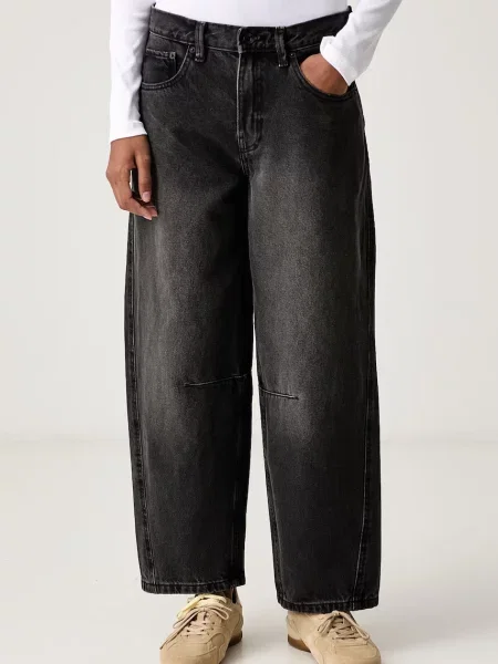 Vans blugi straight pentru femei negru