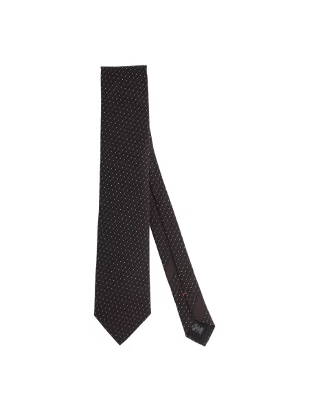 Krawat Zegna brązowy