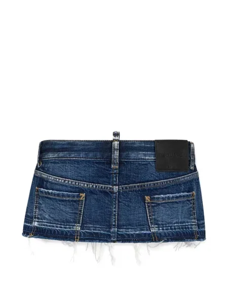 Fusta mini Dsquared2 rupți albastru