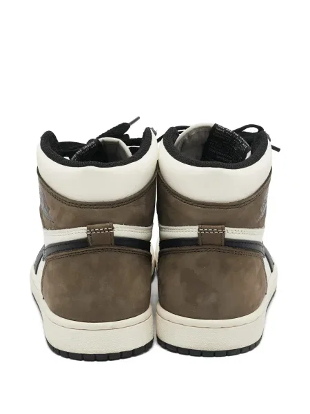 Sneakerși Jordan Air Jordan 1 din piele alb
