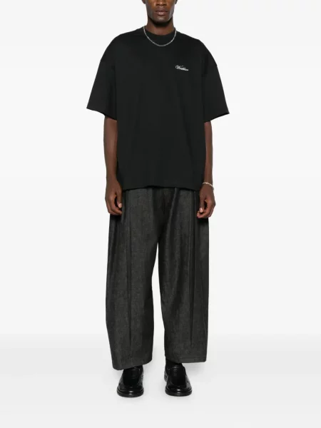 Tricou Wrstbhvr scurt negru