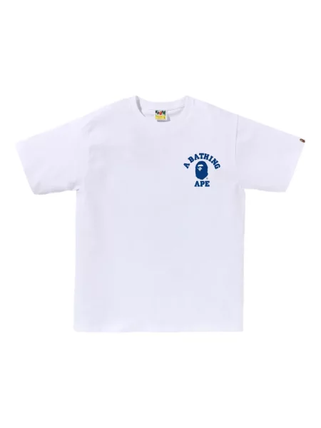 Tricou A Bathing Ape® cu imagine alb