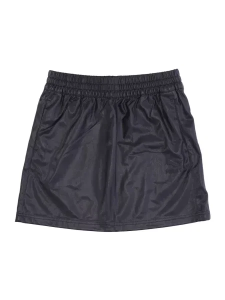 Mała mały spódnica skórzana Puma czarna
