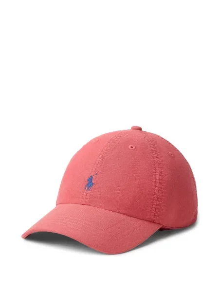 Czapka z daszkiem dziecięca Polo Ralph Lauren różowa