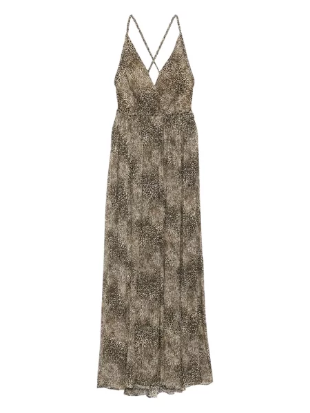 Rochie Elie Saab cu imagine de costum maro