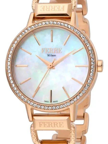 Ceas Ferre Milano clasic alb