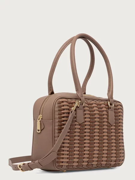 Valentino Bags geantă crossbody pentru femei cu imitație de piele ALE bej