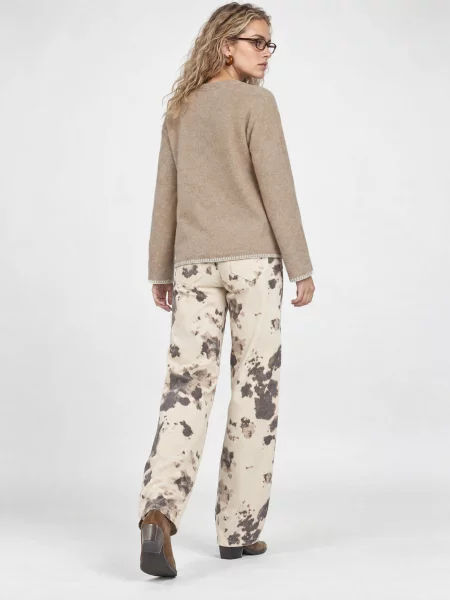 Denim ruha Pepe Jeans bézs