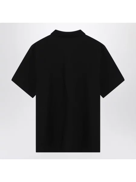 Koszulka polo Balenciaga klasyczna czarna