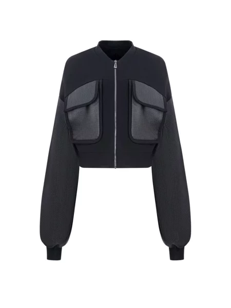 Femif Бомбер Комбінований верх чорний