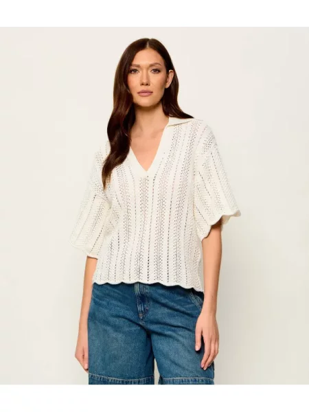 BOSS ORANGE Pulover C_Fordeaux | Relaxed fit bej