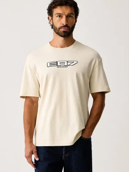 Emporio Armani tricou pentru bărbați din bej