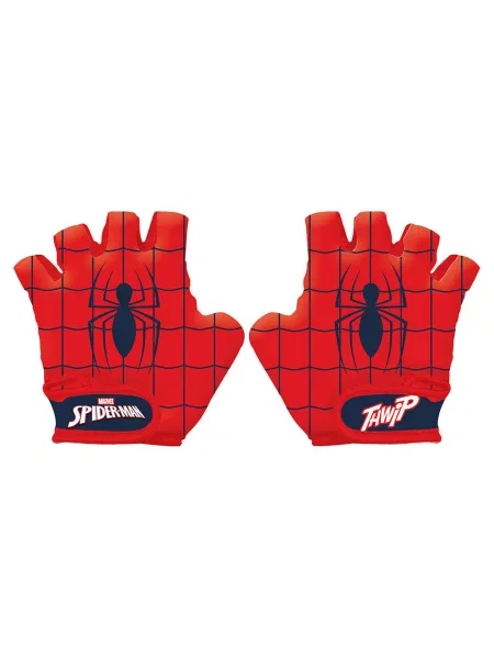 Krótkie rękawiczki dla dzieci Seven Spider Man czerwone