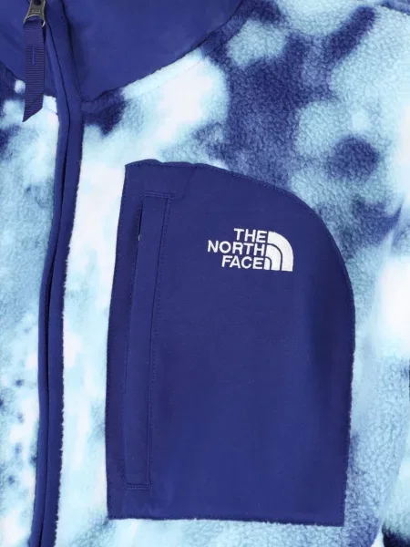 Geacă The North Face cu imagine albastru