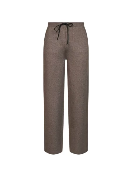 Pantaloni Hevo alergare cu cordon maro