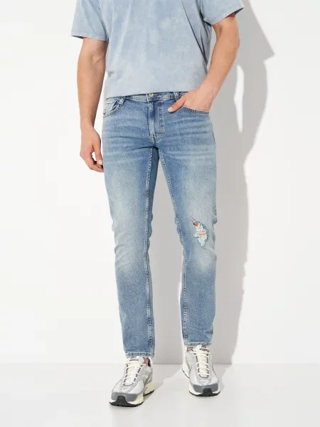 Завужені джинси Mustang Jeans Oregon Slim блакитний