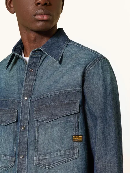 G-Star Koszula Dżinsowa Dakota Comfort Fit blau niebieska
