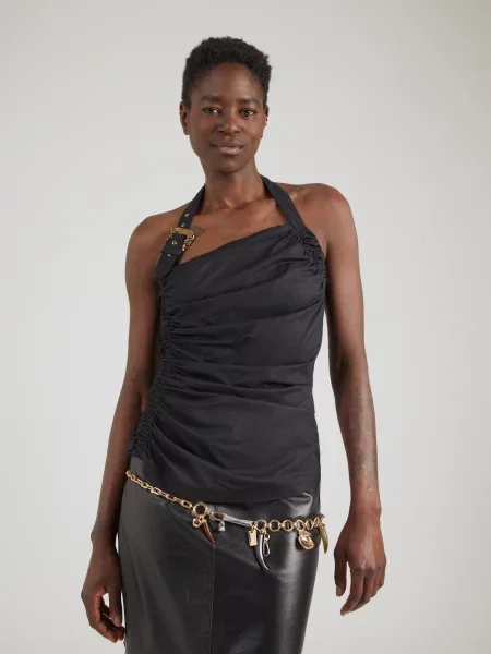 Top Versace Jeans Couture negru