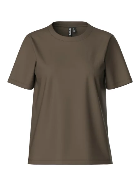 PIECES Tricou RIA închis maro