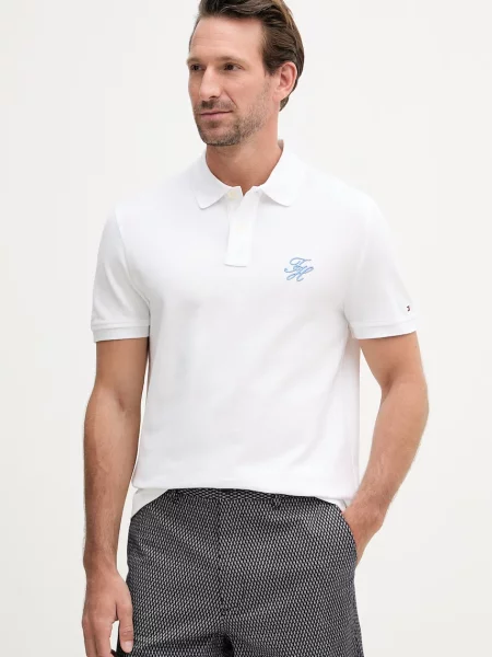 Polo majica Tommy Hilfiger bijela