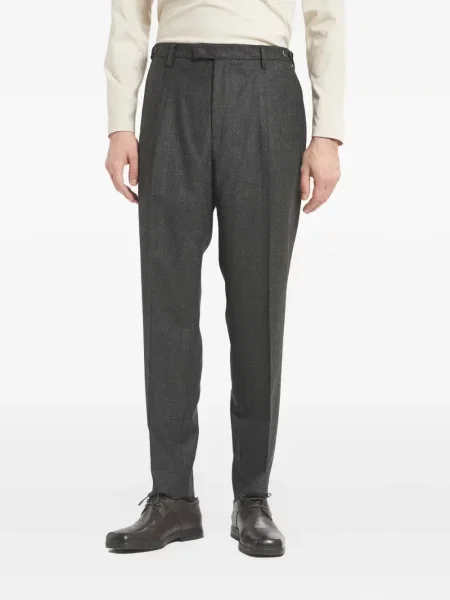 Vlněné kalhoty Barena šedé