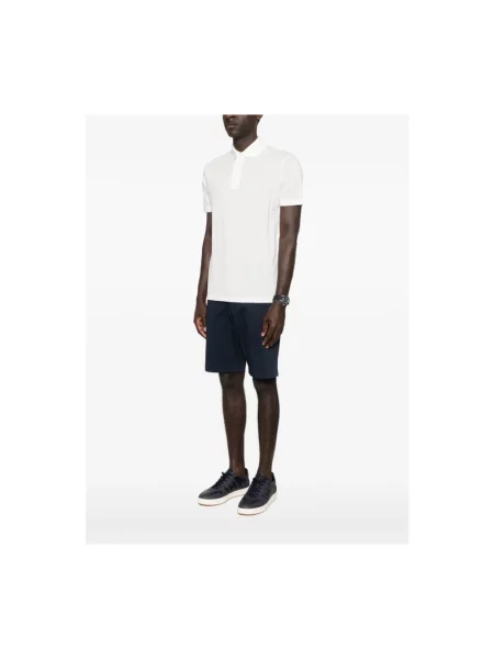 Koszulka polo Emporio Armani biała