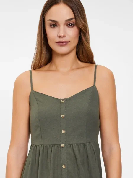 LASCANA Rochie de vară kaki