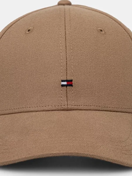 Tommy Hilfiger Czapka Z Daszkiem beige beżowa