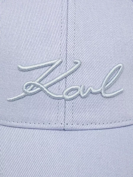 Karl Lagerfeld kapa s šiltom K/SIGNATURE modra