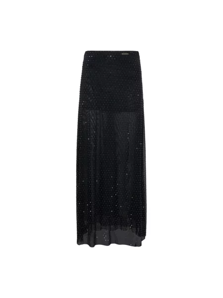 Spódnica maxi Richmond z siateczki czarna