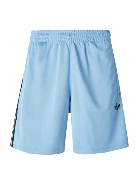 ADIDAS ORIGINALS Pantaloni Adicolor Jacquard albastru deschis negru