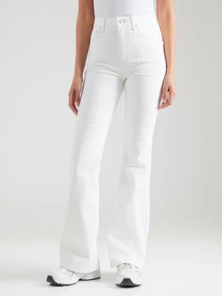 TOPSHOP Traperice JAMIE traper bijeli