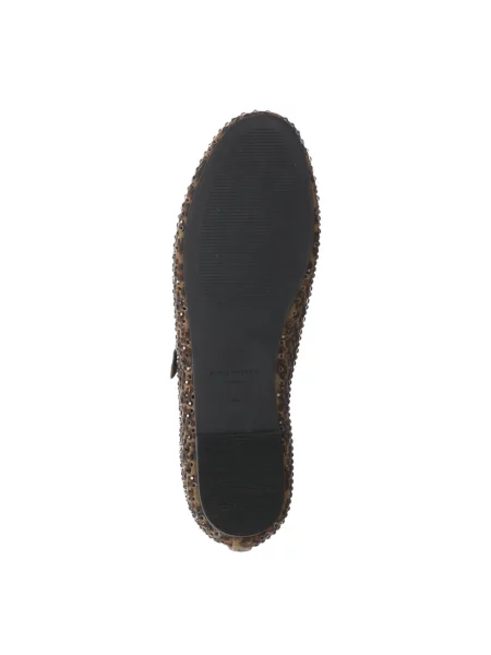 Balerinki Kurt Geiger skórzane brązowe