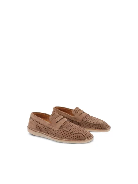 Półbuty Dolce And Gabbana zamszowe brązowe