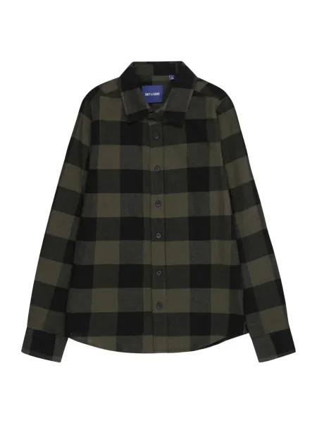 Only & Sons Junior Cămașă OSJGUDMUND oliv / pin verde
