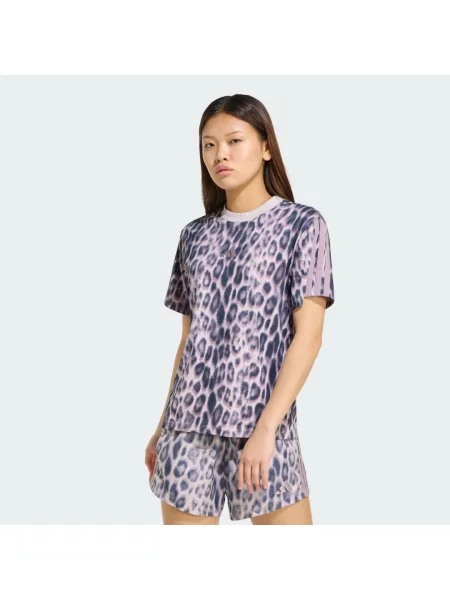 ADIDAS SPORTSWEAR Funkční tričko šeříková / bledě / černá fialová