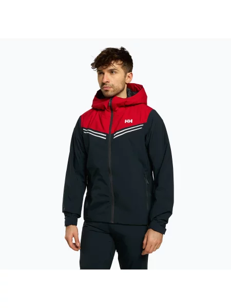 Мъжко ски яке Helly Hansen Alpine Insulated тъмно синьо и червено