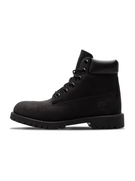 Botki Timberland na płaskim obcasie wodoszczelne czarne