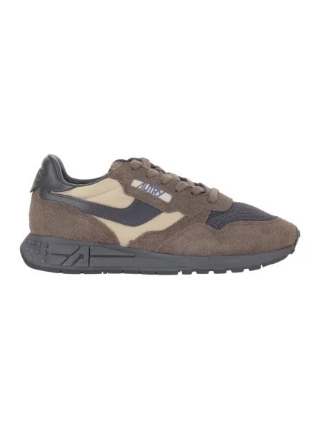 Sneakersy Autry skórzane brązowe