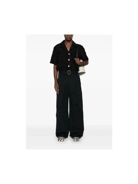 Spodnie Jil Sander czarne
