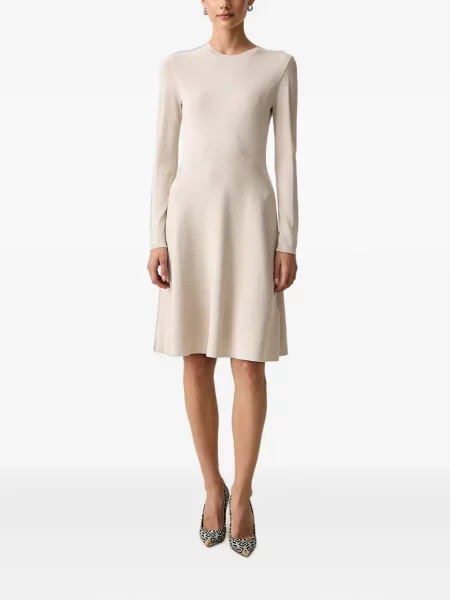Lung rochie midi Armani Exchange tricotate