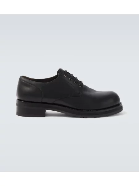 Pantofi derby The Row din piele negru