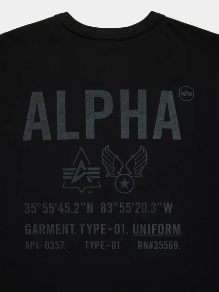 Футболка Alpha Industries черная
