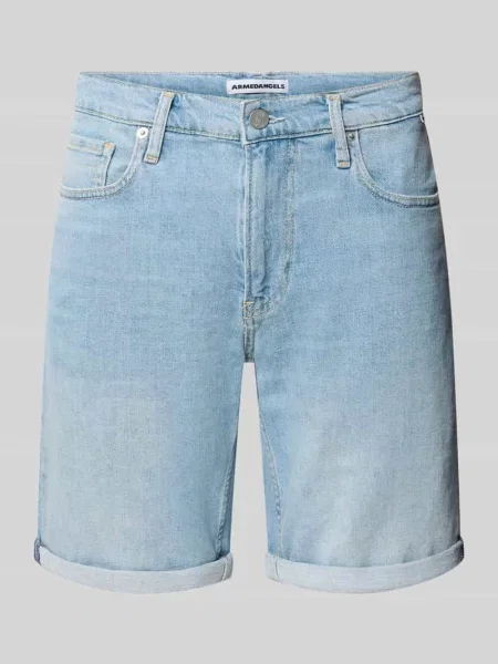 Szorty jeansowe o kroju slim fit z mieszanki bawełny model NAAILO' Armedangels