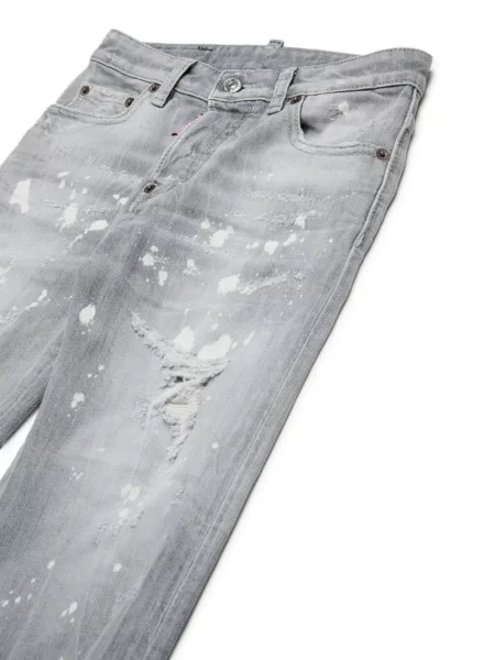 Jeansy dziecięce Dsquared2 szare