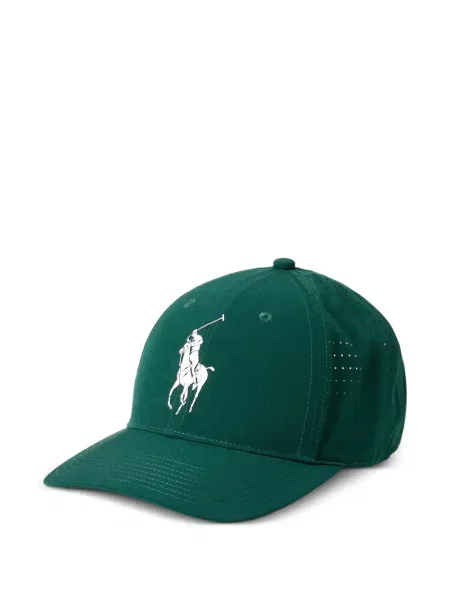 Șapcă Polo Ralph Lauren cu broderie alergare de in alb