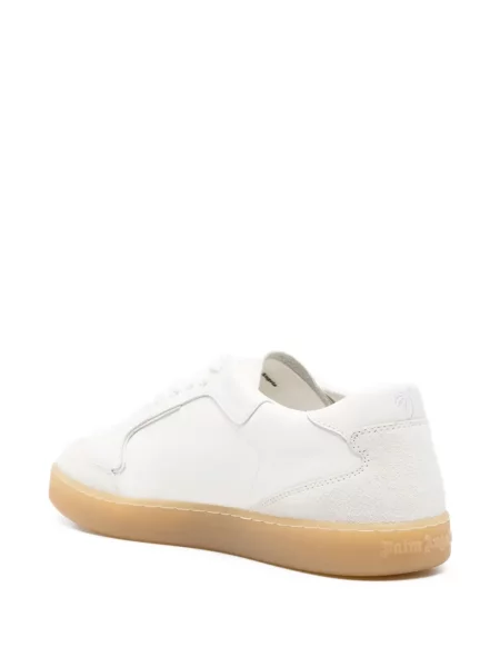 Sneakerși Palm Angels din piele alb