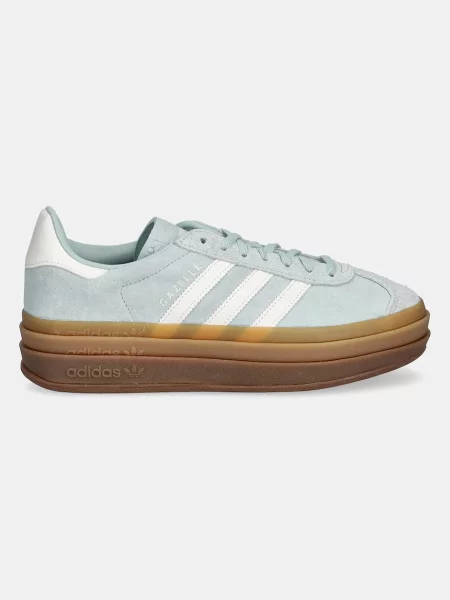 Σουέτ αθλητικά παπούτσια adidas Originals Gazelle Bold W τιρκουάζ